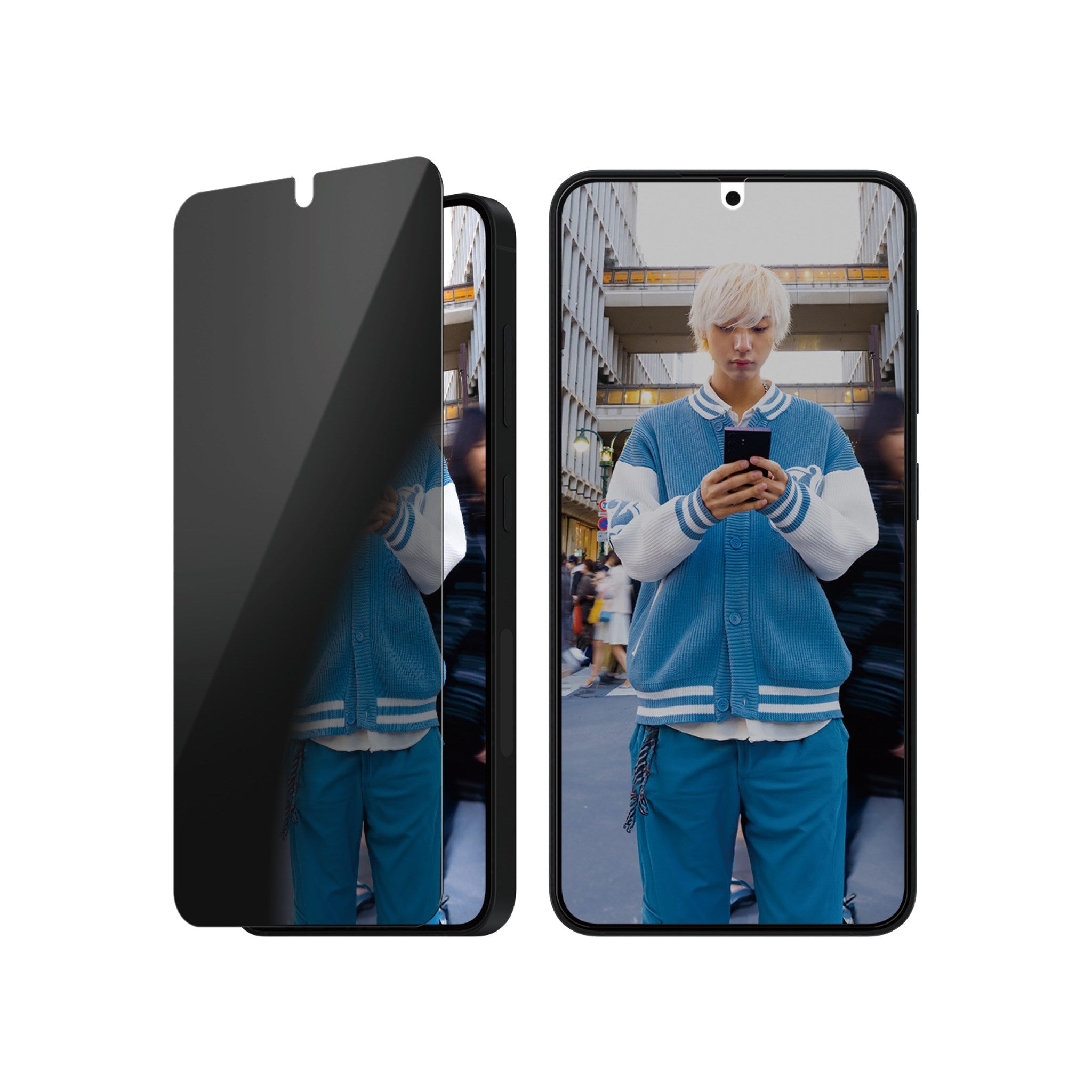 PanzerGlass® Privacy Skærmbeskyttelse Samsung Galaxy S25 | S24 | Ultra-Wide Fit